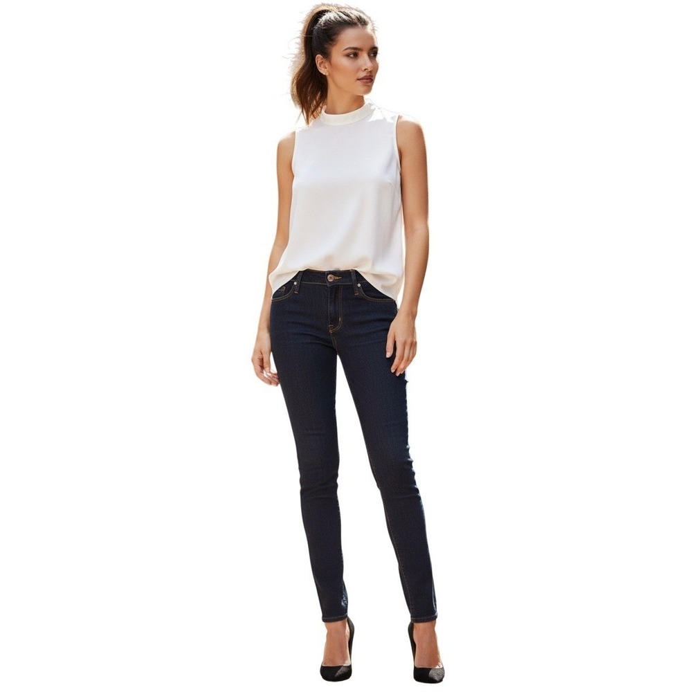 FRAME Le Skinny de Jeanne Classic Dark Wash Jeans 26x29 NWOT $210